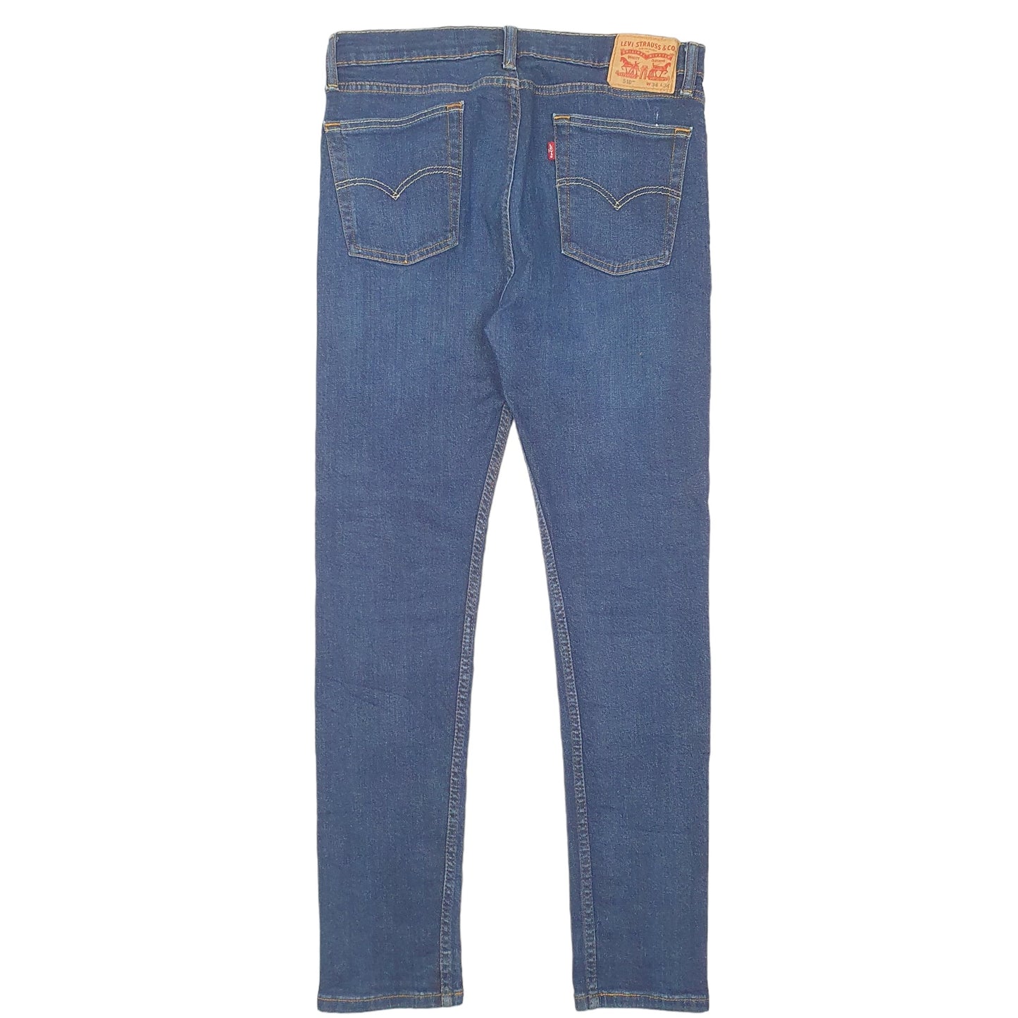 Mens Blue Levis Stretch 510 JeansW34 L34