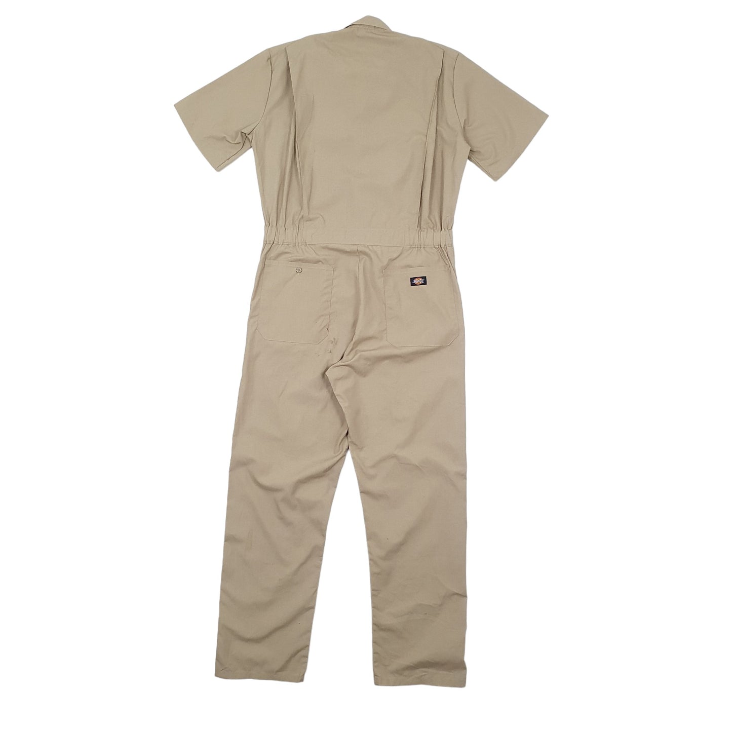Mens Beige Dickies Lightweight Overalls Coveralls  Coat