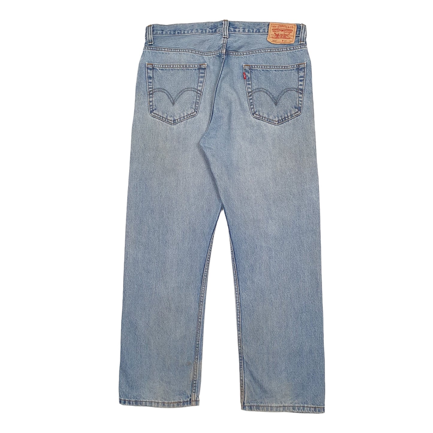 Mens Blue Levis  505 JeansW36 L30