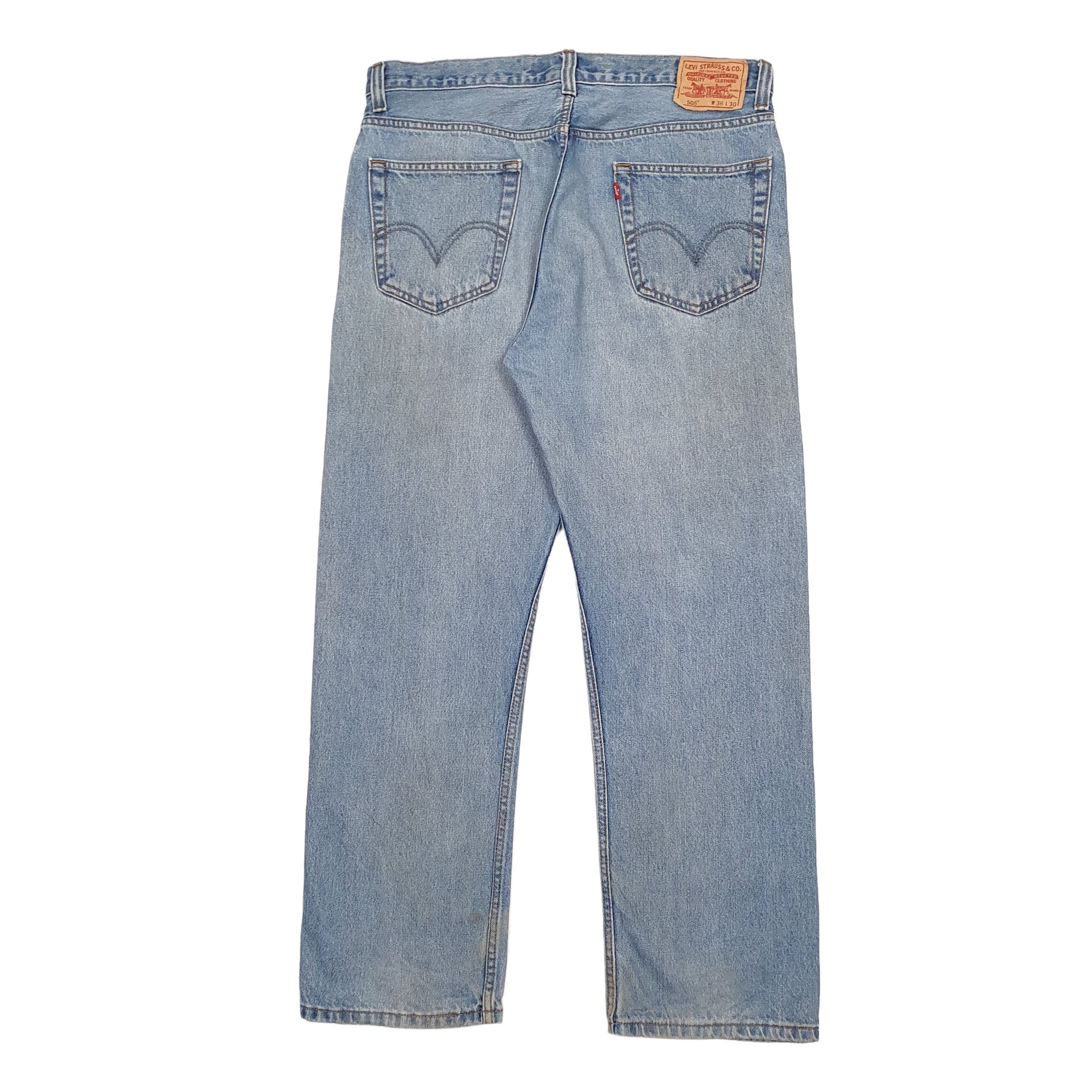 Mens Blue Levis  505 JeansW36 L30