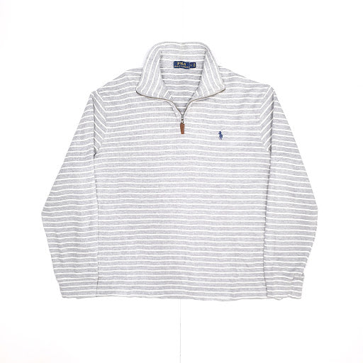 Grey Polo Ralph Lauren Quarter Zip Jumper