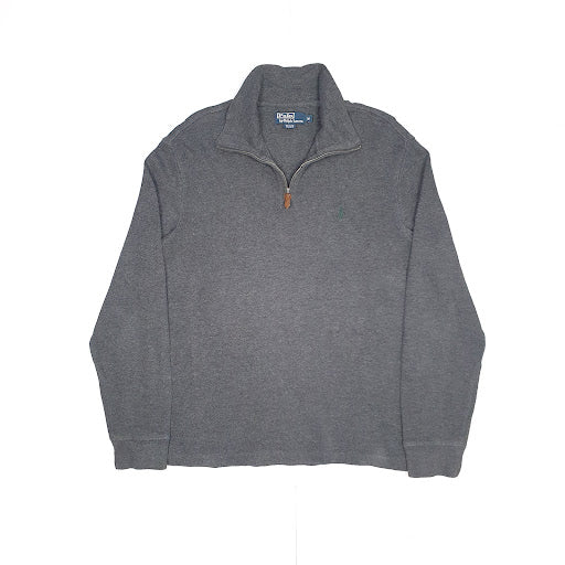 Grey Polo Ralph Lauren Quarter Zip Jumper